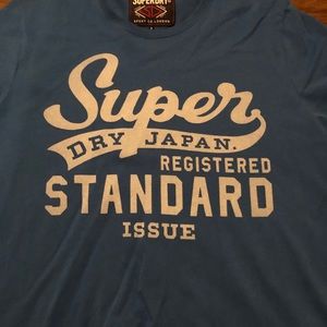 Super dry xl t shirt blue